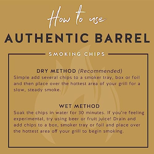 Midwest Barrel Company Authentic Barrel BBQ Smoking Wood (Apple Brandy) – Genuine Apple Brandy Wood Chips for BBQ, Grilling, and Smoking - Thumbnail 4