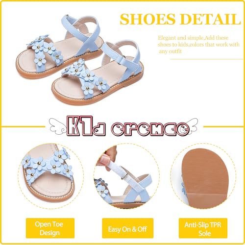Image of Kiderence Toddler Girls Sandals Little Girls Kids Summer Shoes Toddler Sandals