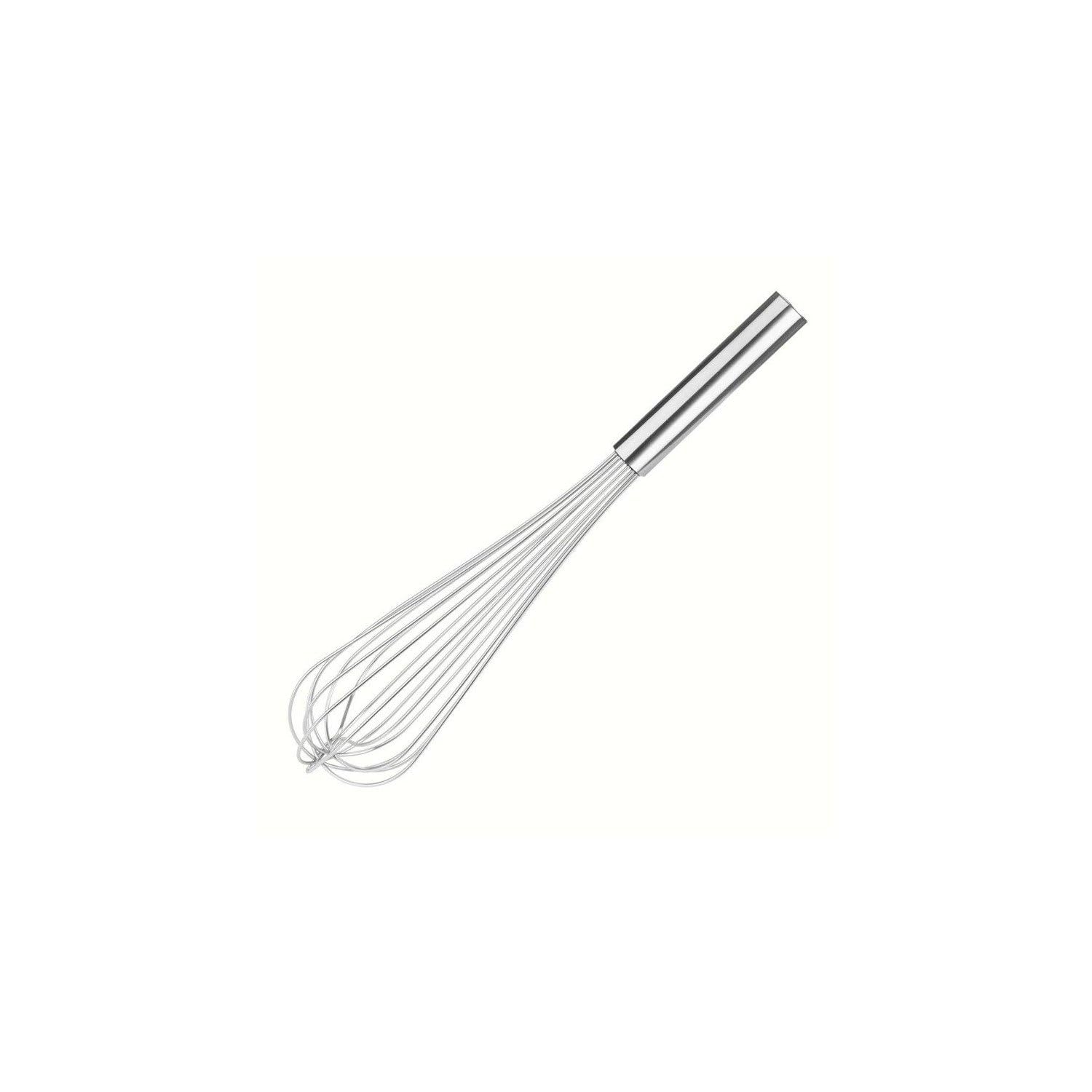Heavy Whisk 40.5 cm/16 inch, Stainless Steel, Eight Heavy Wires, Plastic Sealed Base Prevents Liquid Build Up, Weight: 240 g, Dishwasher Safe, K548