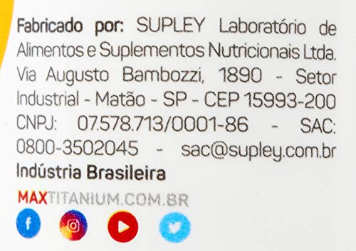 Max Titanium Vitamina C 500Mg - 60 Cápsulas