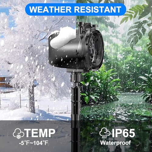 Image of Christmas Laser Projector Light Outdoor, RGB 3 Colors Laser Lights with 24 Patterns, IP65 Waterproof Star Projector Firefly Moving Lights Show Decor for Garden Yard Christmas Halloween Holiday Party