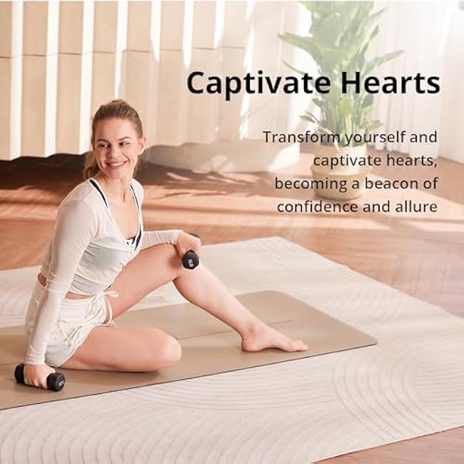 Portzon Weights Dumbbells Set with Various Color and Weights and Compatible, 1-15 LB, Anti-Slip, Anti-roll, Hex Shape