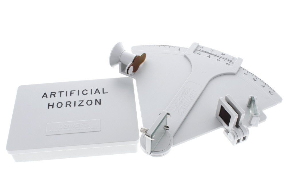 Davis Sextant Mark 3 with Davis Artificial Horizon 144 Navigation Bundle (2 Items)