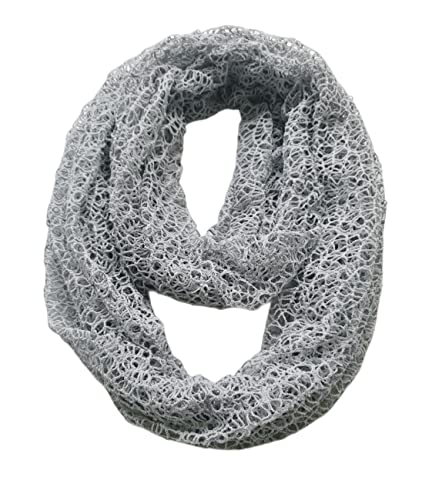 FAIRYGATE Stola Damen Festlich Sommer Loop Verlauf Uni Rundschal Schlauchschal Stola Schal leicht D54012