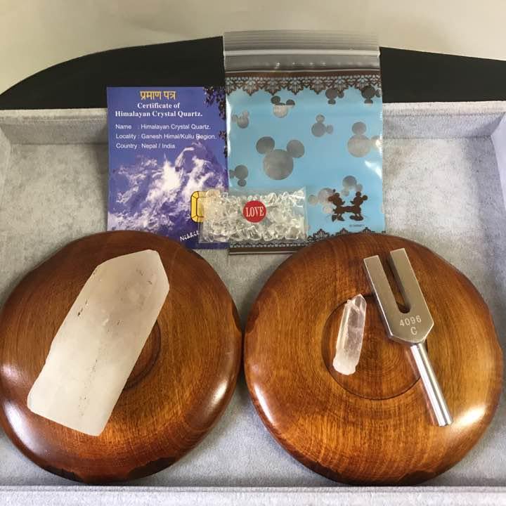 ☆特選オンリー1☆クリスタルチューナー【ヒマラヤ水晶六角柱セット