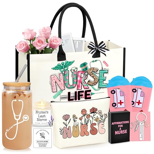 DOGMEM Nurse Gifts Nurse Appreciation Gift Set for Women Birthday Gifts for Nurses Week Nurses...
