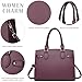 Purses and Handbags for Women Satchel Fashion Ladies Top Handle Shoulder Tote Bags(Purple)