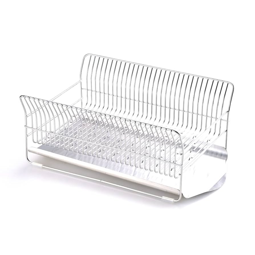 ビーワーススタイル hanauta 水切りラック 横置き　水切りカゴ hanauta, たてよこウェーブのある生活 - 水切りラック