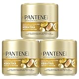 Pantene Pro-V Repara Y Protege Mascarilla Protectora De Keratina 3X300ml Para Pelo Seco Y Dañado. Ayuda A Reparar 6 Meses De Daños En Un Solo Uso