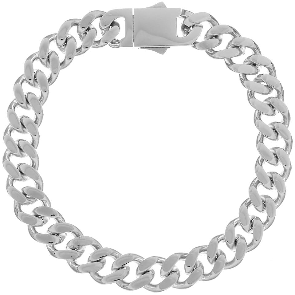 Amen Bracciale da Uomo Bracciale in Acciaio, Lunghezza Pari a 20 cm. La referenza è: ACBRGRB20
