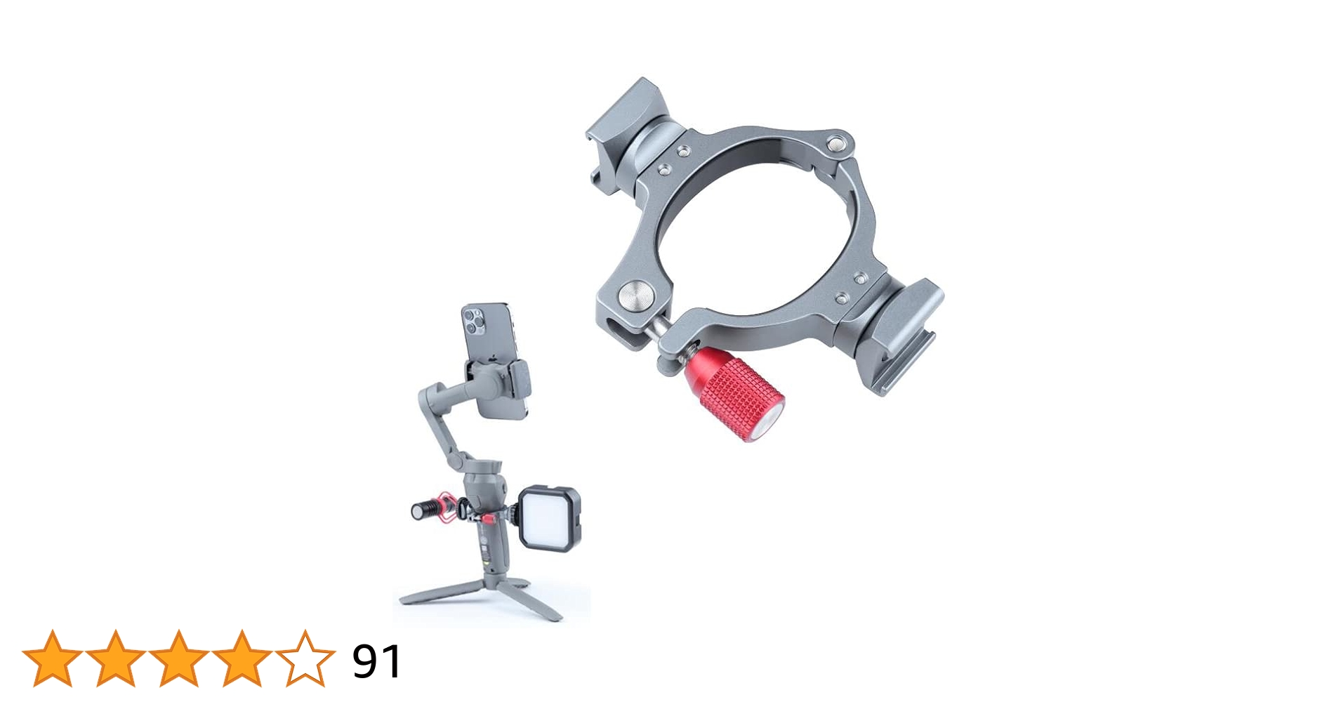 DJI OM 4 SE ジンバル スタビライザー シューブラケット&LED