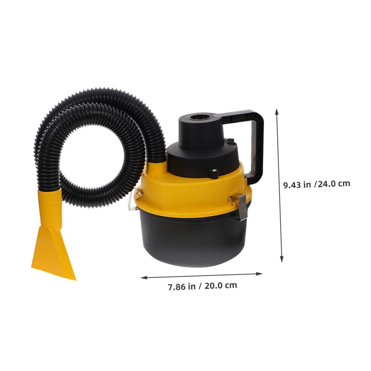 OUNONA Handheld Car Vacuum Cleaner Portable Vacuum with Powerful Motor for Dry Wet Cleaning Compact Design for Versatile Car Care Rechargeable