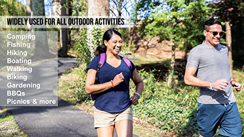 grandpa gus39s natural mosquito repellent bracelets for family 300 hours protection deet-free summer outdoor beach camping essentials regular assorted colors 12 bands