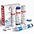Jacar 5-stage Reverse Osmosis Water Filter Replacement Set with 50 GPD RO Membrane, Under Sink RO Water Filter System Kit Compatible with Most 10" Water Filtration System Universal (SET FILTER 50 GPD)