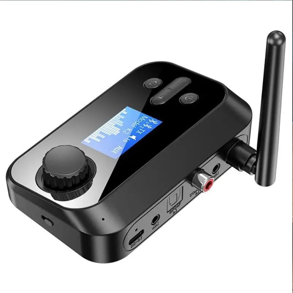 ETZIN Wireless Bluetooth Transmitter Receiver - Audio Transmitting Box for TV Home Stereo, LCD Display, Optical, and AUX Audio Jacks, Bluetooth Version: 5.1 EPL-1181WA.-image-22