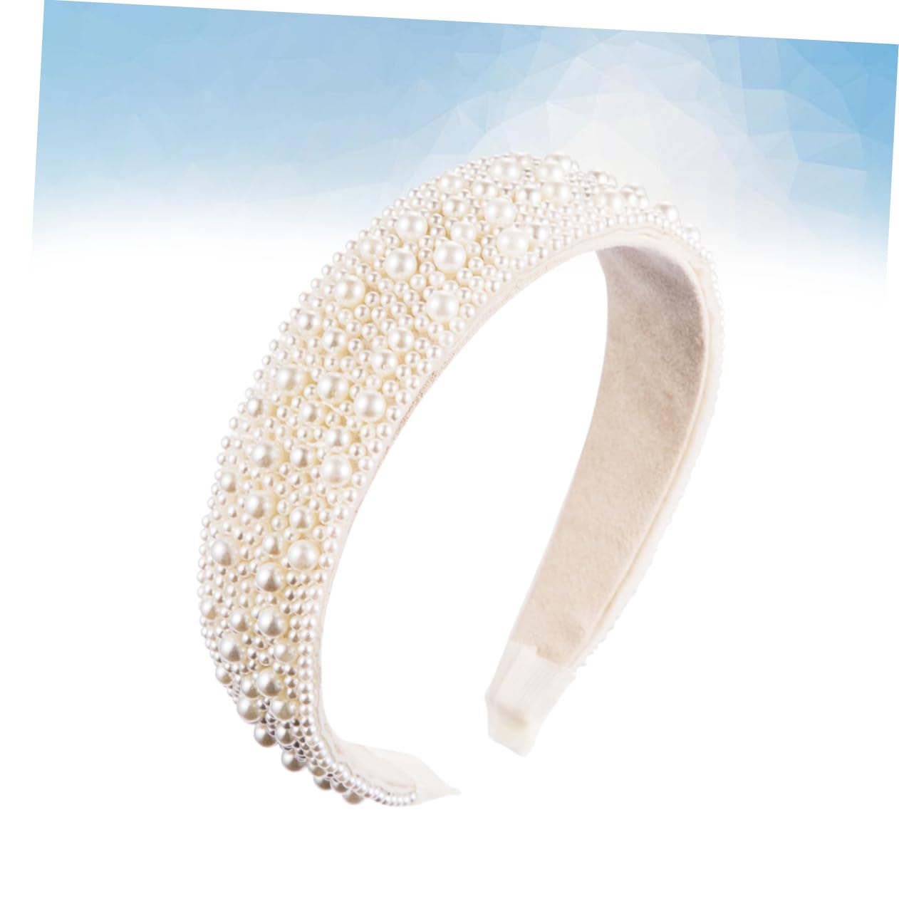 Housoutil 3pezzi Cerchietto Elegante Perle Artificiali Per Donna Accessorio Chic Per Occasioni Speciali e Feste