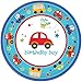 Amscan All Aboard 1st Birthday Party Plates 18 Count Multicolor One Size