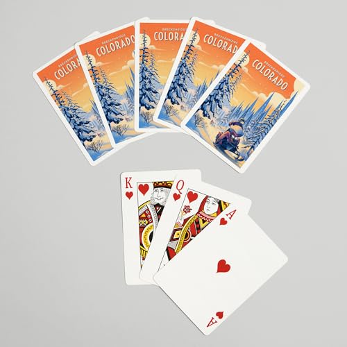 Baraja de 52 cartas estilo póker miniatura 7