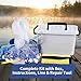 Yeahmart Handmade American Cast Net, 4ft Radius Casting Net for Saltwater & Freshwater, 3/8 Inch Mesh Monofilament Bait Trap Rust-Proof PVC Coated Sinkers, Easy Throw, Bucket & Repair Kit Included