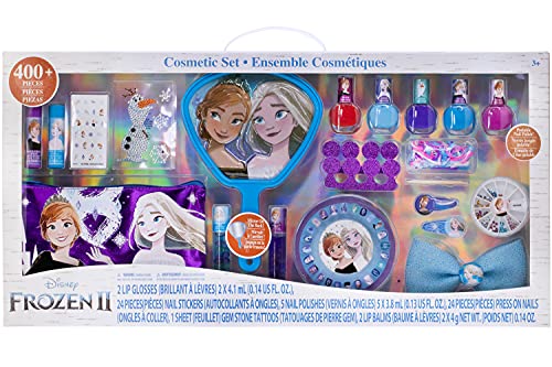 Disney Frozen 2 - Townley Girl Mega Cosmetic Make-up Set for Girls, Ages 3 +
