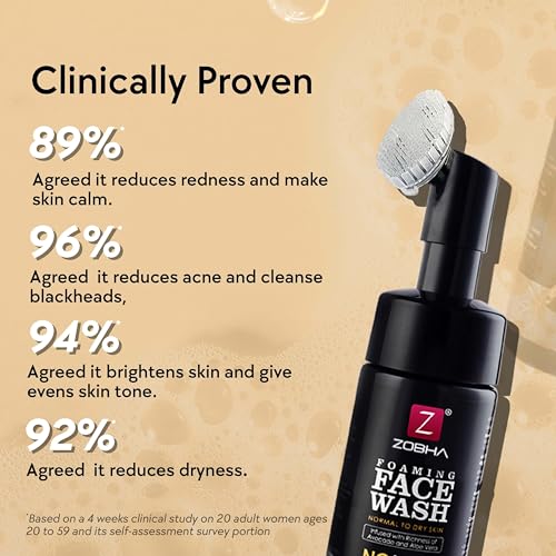 Image of Avocado Foaming Face Wash with Brush | Facewash for Tan Removal, Deep Cleanse | Gentle & Hydrating | for Women & Men | for Dry, Oily & Sensitive Skin | 150ml