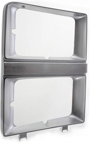 Miniatura 4 de Para Chevy C10 / C20 / C30 puerta de faros delanteros 1981 1982 par / juego de lado del conductor y pasajero | con faros dobles | Cromo | GM2512106