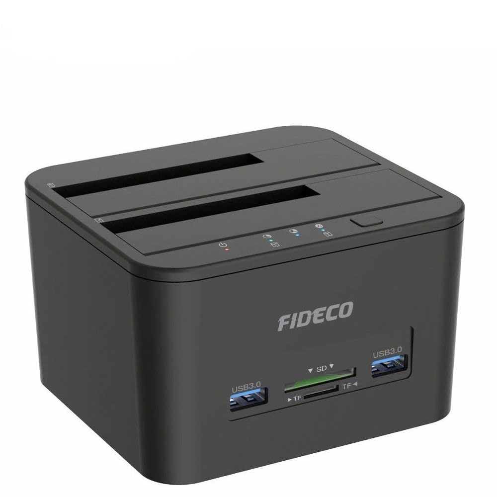 Tobo USB 3.0 to SATA Hard Drive Docking Station, Dual-Bay External HDD Dock with Offline Clone/Duplicator Function and TF & SD Card Slots for 2.5/3.5 Inch SATA HDD SSD, Support 18TB (TD-YPZ04-S2HC) (B0CGRPMFGJ) Amazon Price History, Amazon Price Tracker