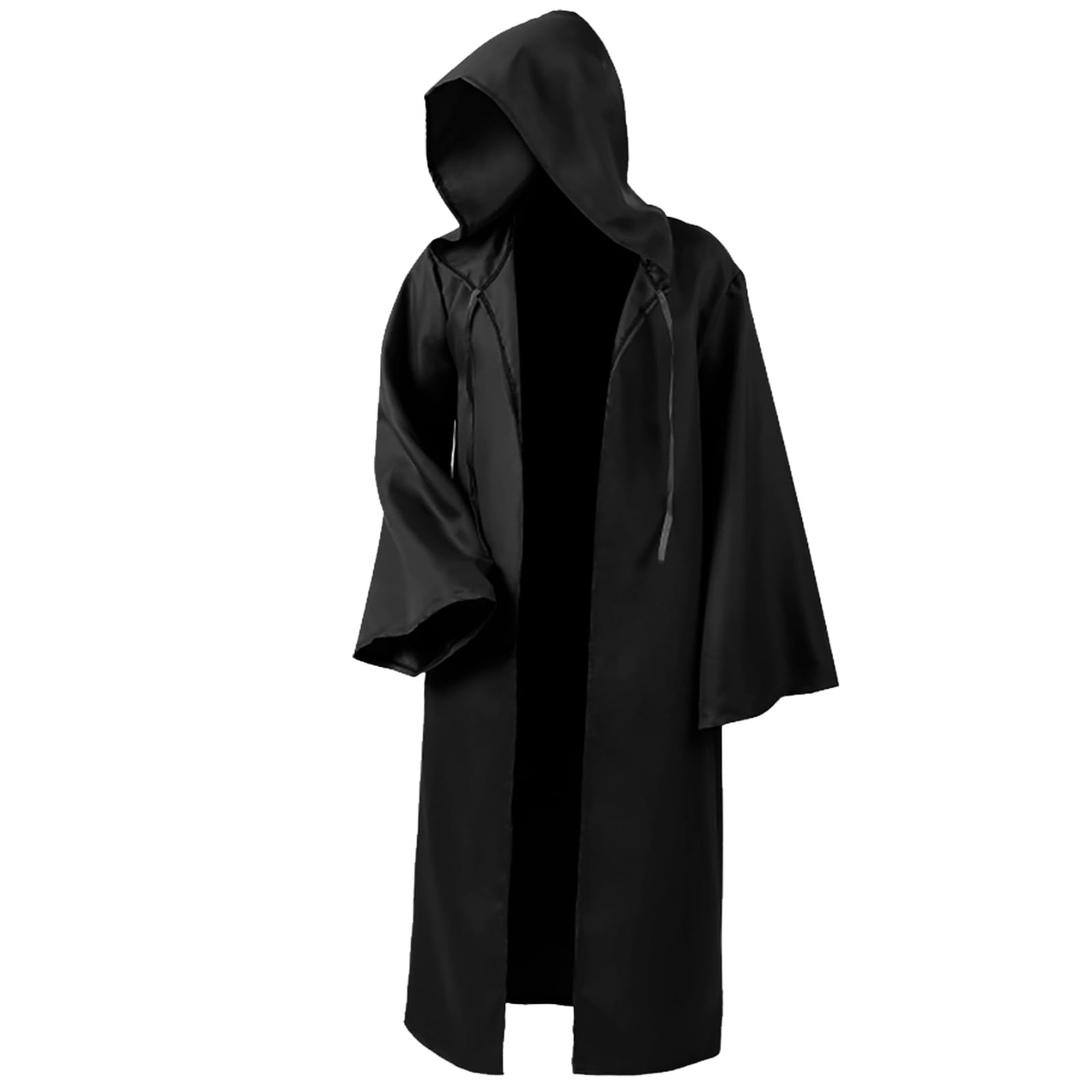 Maklulu Men Tunic Hooded Robe Cloak Knight Fancy Cool Cosplay Costume Halloween Costume Tunic Hoodies Robe Cosplay Capes