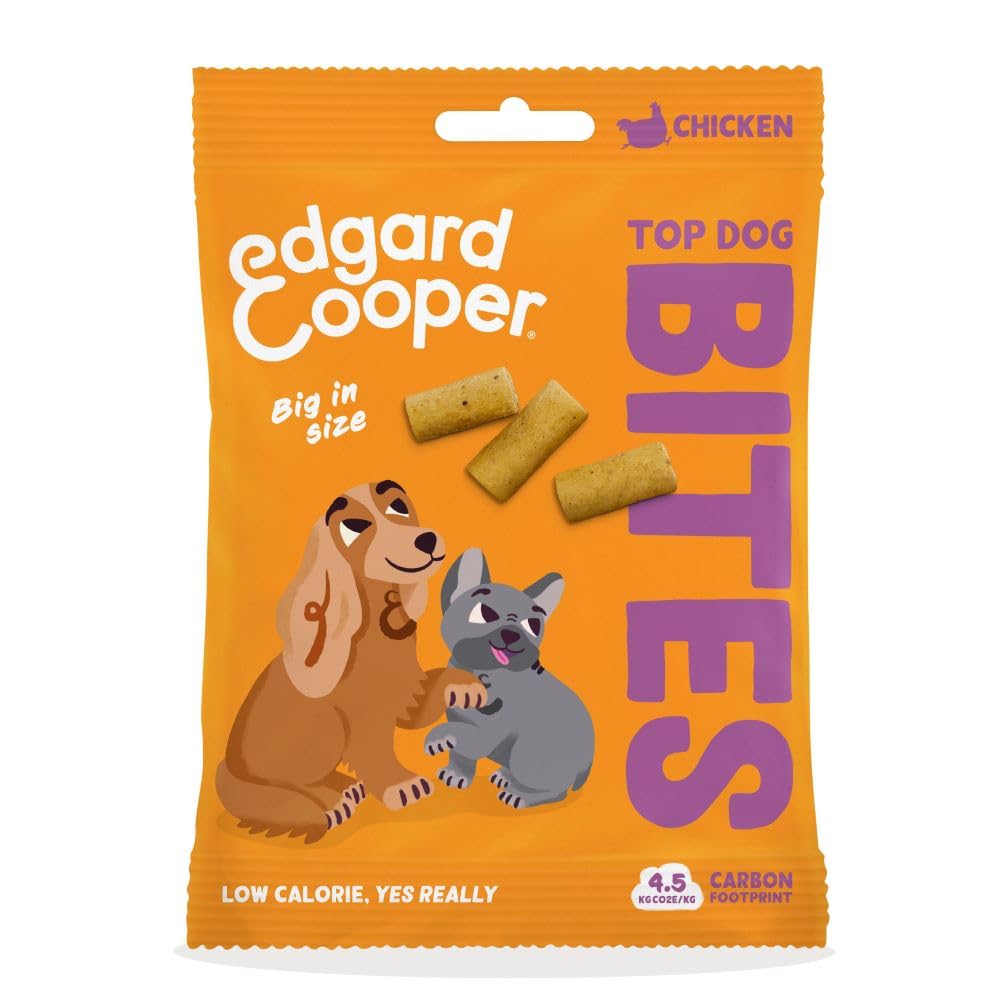 Edgard And Cooper Top Dog Chicken Bites For Dogs - 50G Grain Large