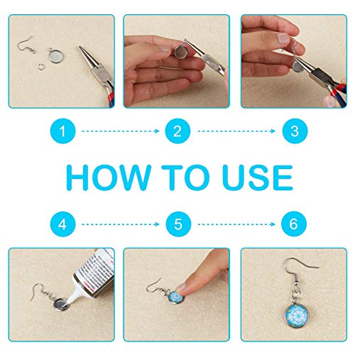 UNICRAFTALE 40 Set 2 Colori 12mm Piatto Rotondo