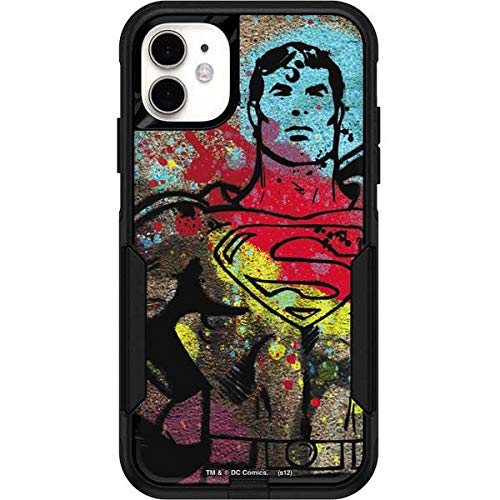 Skinit Decal Skin Compatible with OtterBox Commuter iPhone 11 - Officially Licensed Warner Bros Superman Color Splatter Design