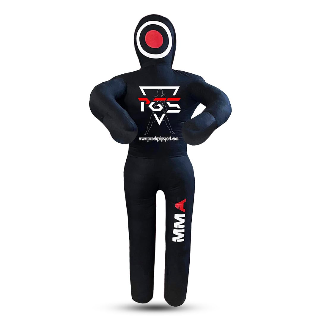 MMA Grappling Dummy Brazilian JIU Jitsu BJJ Punching Bag for Self Defense Wrestling Judo Karate Boxing Throwing Submission Standing Position - UNFILLED