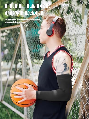 Image of Boao 10 Pcs UV Arm Sleeves Tattoo Cover