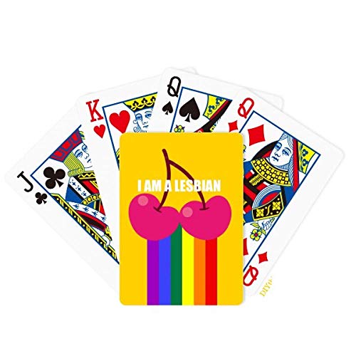 Naipes de Poker DIYthinker I Support Transgender LGBT Rainbow