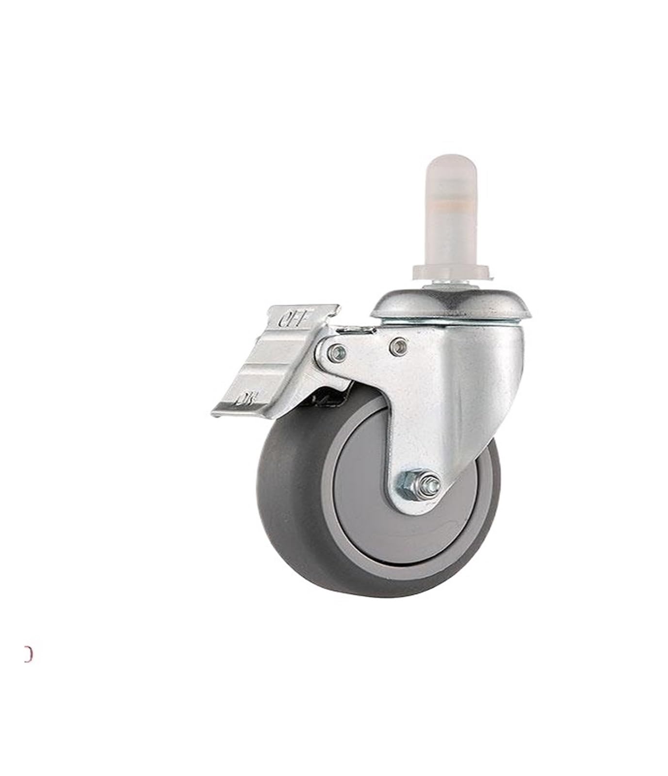 MXXDMOPD 1 Piece/lot 3 inches Hotel Restaurant Reception Dining cart casters Trolley Bowl car Cleaning Accessories(B-brake Wheel)