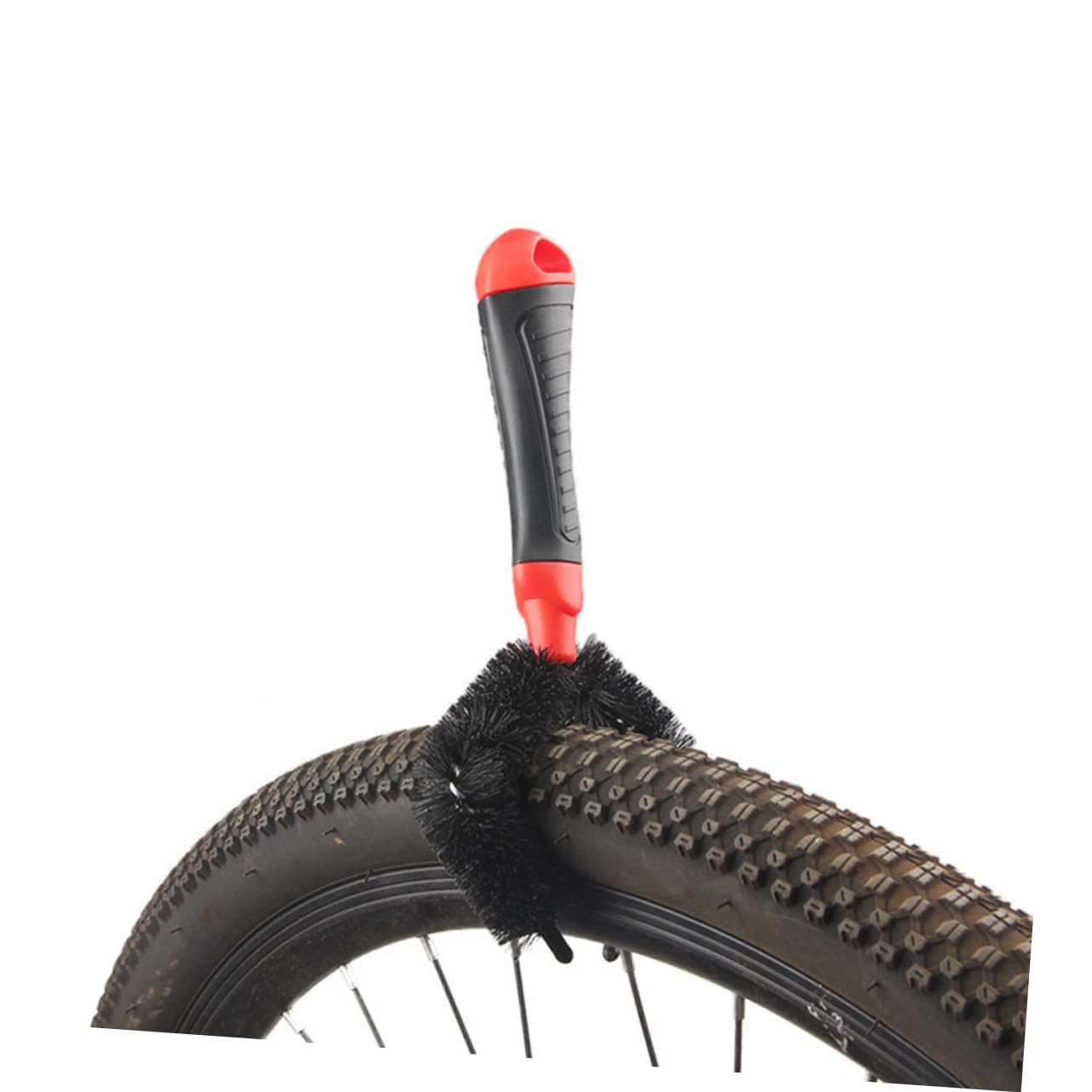 INOOMP 3sets Effiziente Fahrrad Reinigung Auto Clean Brush Kit Kette Clean Reifen Reiniger Rot 3 Stücke * 3