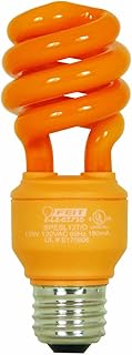 Feit Electric BPESL13T/O 13-Watt Compact Fluorescent Mini Twist Orange Bulb