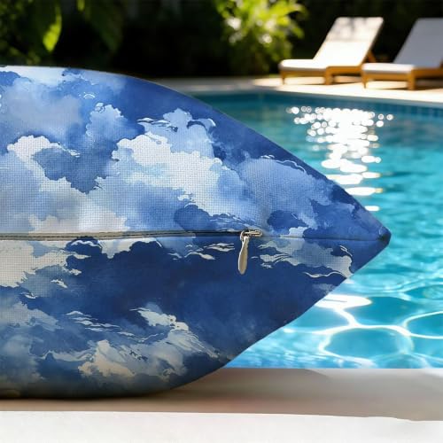 Housse de coussin imperméable 40x40 cm pour décorer votre salon de jardin