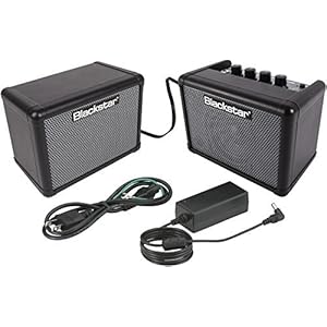 Blackstar Fly 3 Pack Bass Draagbare Batterij Aangedreven Mini Elektrische Basgitaar Amp MP3 Lijn In & Hoofdtelefoon Bevat Fly 3, Fly 103 Bass, Voedingsadapter