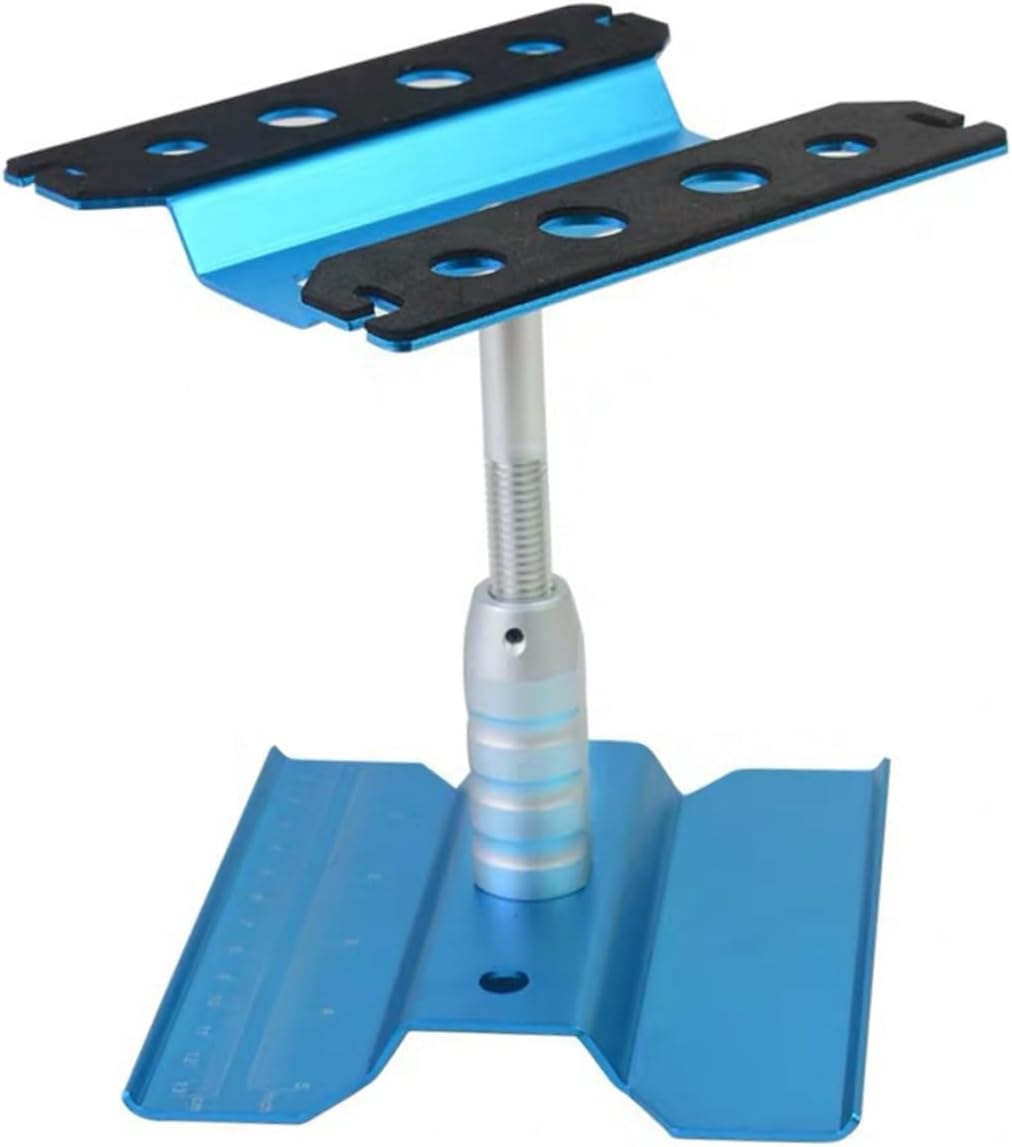 Rc Car Repair Stand for 1/10 and 1/16 Model Cars, Adjustable