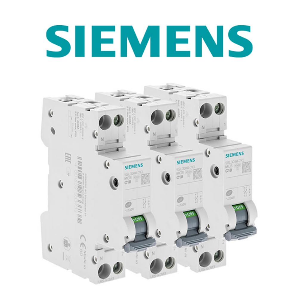 LOT 3 disjoncteurs modulaire 230V, 4,5kA, 1+N POLES, COURBE C, 10A