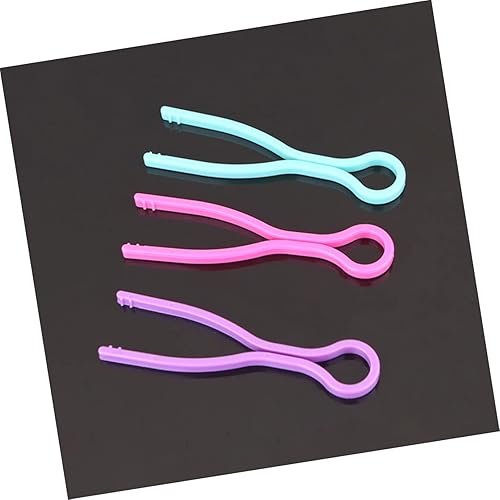 Miniatura 5 de EXCEART 90 piezas de bobinas de máquina hilo de plástico para accesorios clips de Ing abrazaderas costura pequeños suministros de organización y