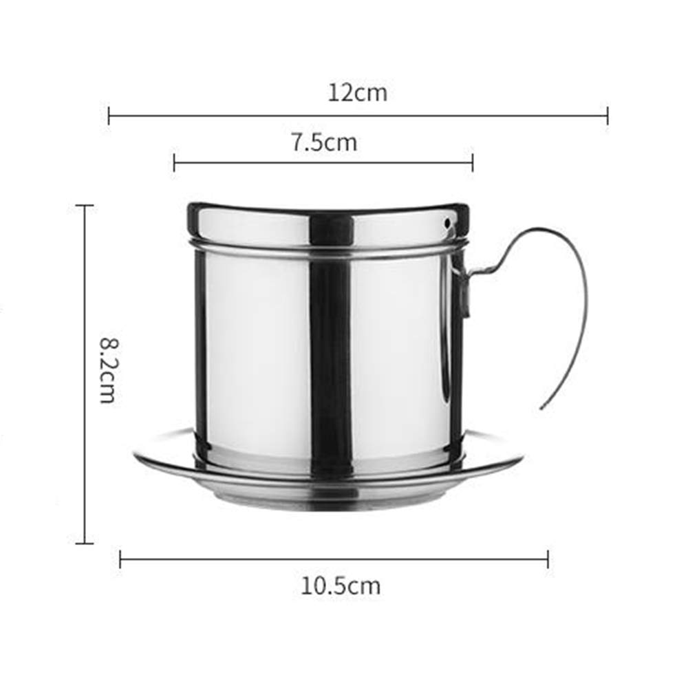 Lankater Vietnamien Café Goutteur, Vietnamien Machine À Café, Phin, Filtre Papier Gratuit Cafetière Portable, Vietnamien Cafetière
