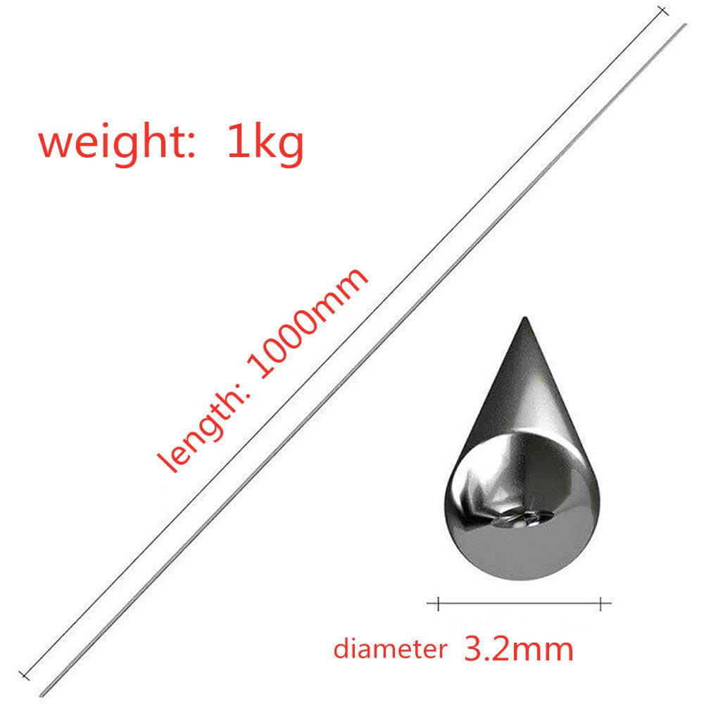Fil De Soudure TIG Acier Inoxydable 304 - Diamètre 1,6 Mm (aussi 2,0/2,5/3,2 Mm) - Faible Éclaboussure - 3
