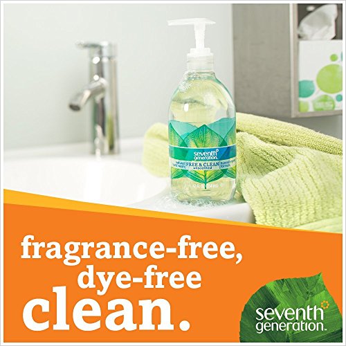 Image of Seventh Generation Hand Wash, Free and Clean, 12 Ounce (Pack of 6)
