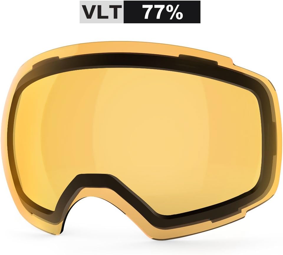 ZIONOR Lagopus X4 Ski Snowboard Snow Goggles Replacement Lenses