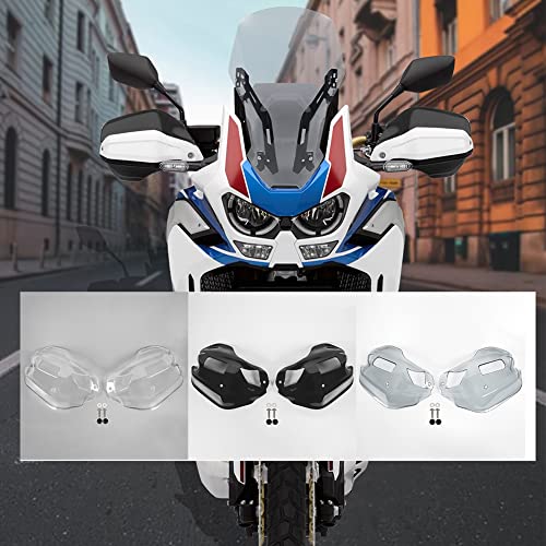 Double-sport moto Handguard Extender Guards Balayette Extension de bouclier de vent protecteur pour couvrir Ho-sda CRF1100L CRF 1100 L CRF 1100L Africa Twin Adventure Adv. Sport 2020 2021 (Fumée) Cover