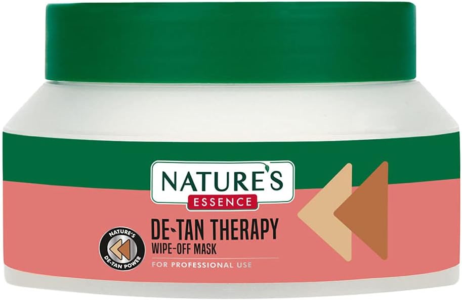 Nature's Essence De-Tan Therapy Wipe-Off Mask, White, 500ml