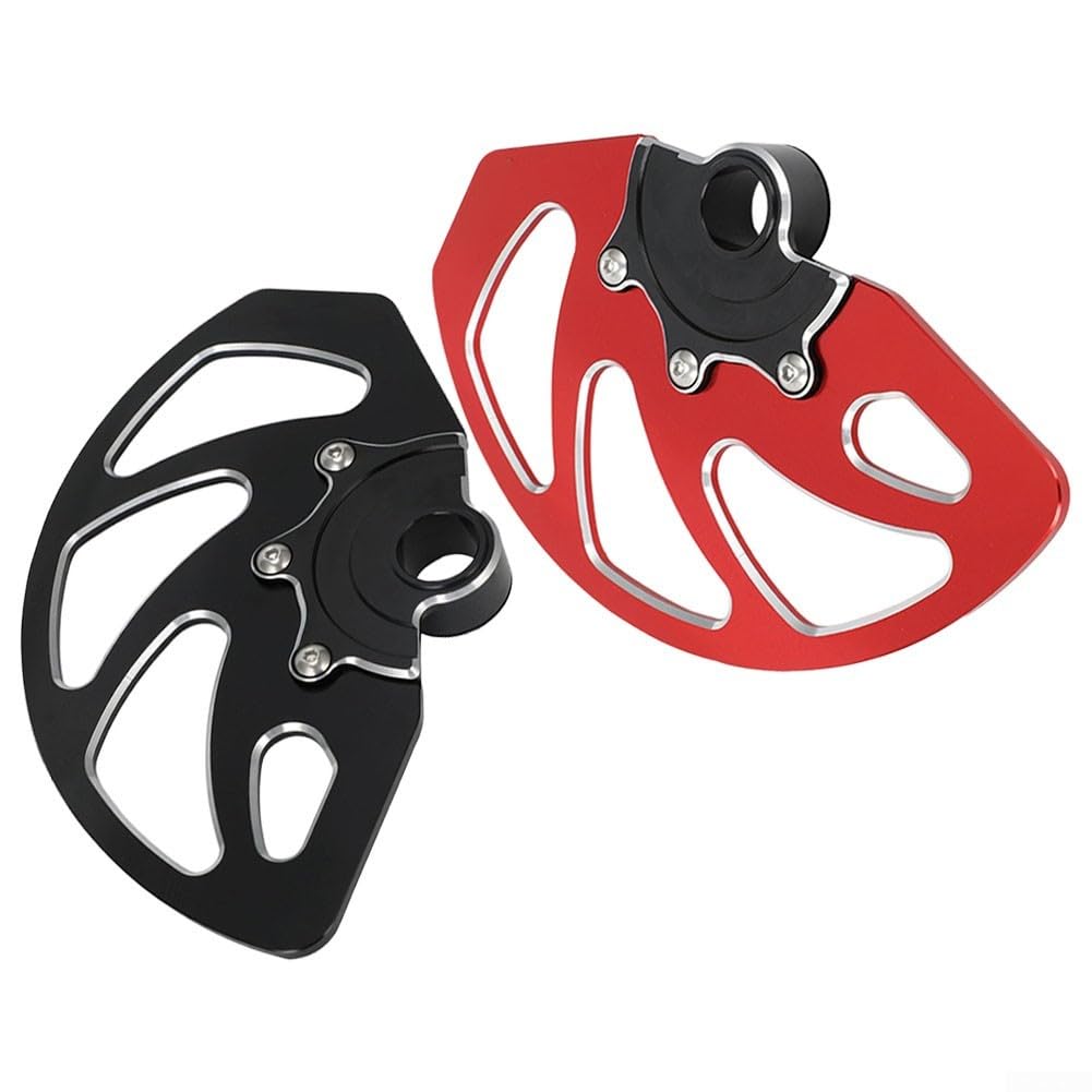 Protection de disque de frein avant CNC 6061, alliage d'aluminium anodisé contre la boue et pour Gravel, pour Surron for Light Bee X/S (noir)