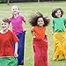 Wowagoga Potato Sack Race Bags 28x40'', Colorful Jumping Pocket Adult Sense Sports Game Equipment Party Accessory for Field Day, Outdoor Picnic Party(Set of 4)